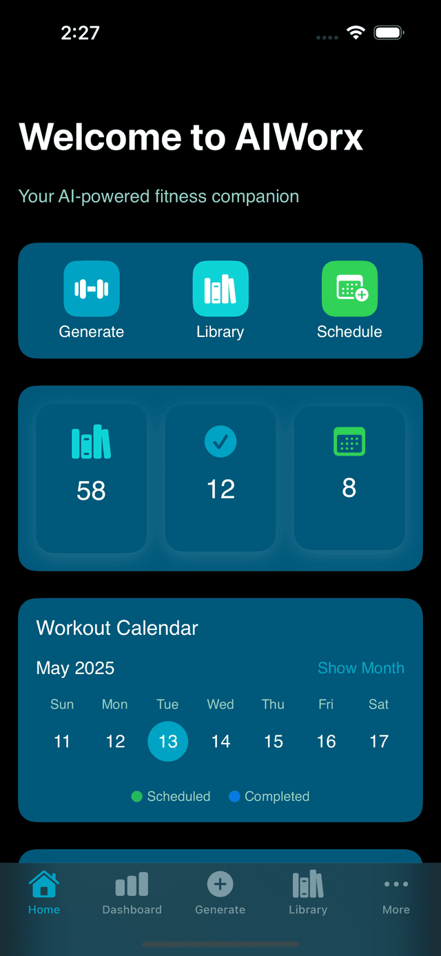 Personalized Dashboard